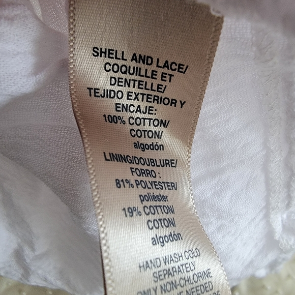 Rafaella White Cotton Lace Broomstick Maxi Skirt - NWT
XL - Picture 8 of 8